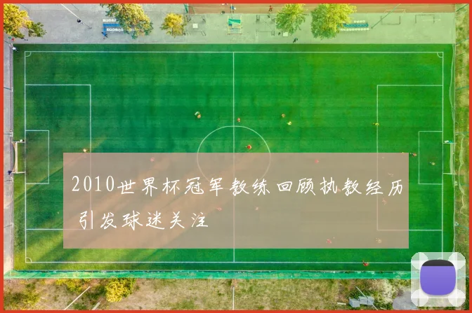 2010世界杯冠军教练回顾执教经历 引发球迷关注